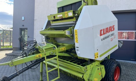 Lis na kulaté balíky CLAAS VARIANT 280 ROTO CUT, VELMI ZACHOVALÝ STAV